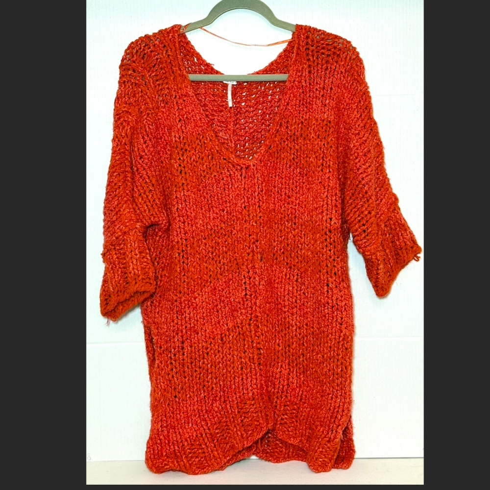 Free People Blended Knitted Oversized Top